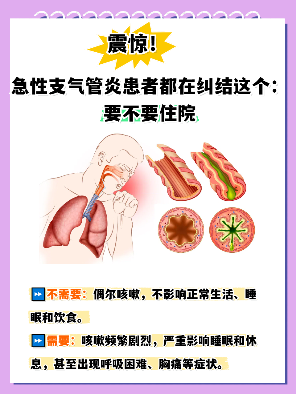 急性支气管炎治疗方法是什么