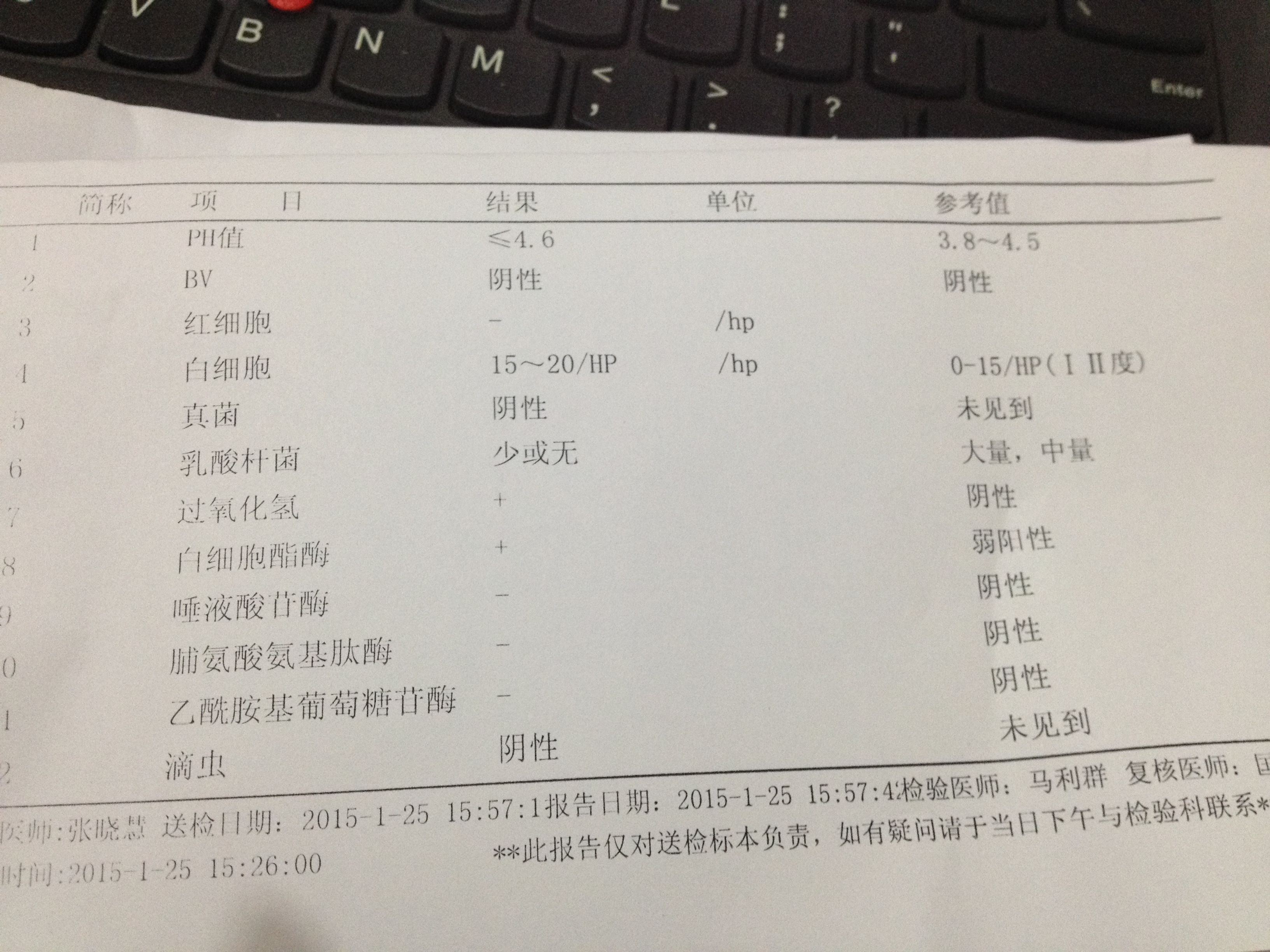 白带常规检查