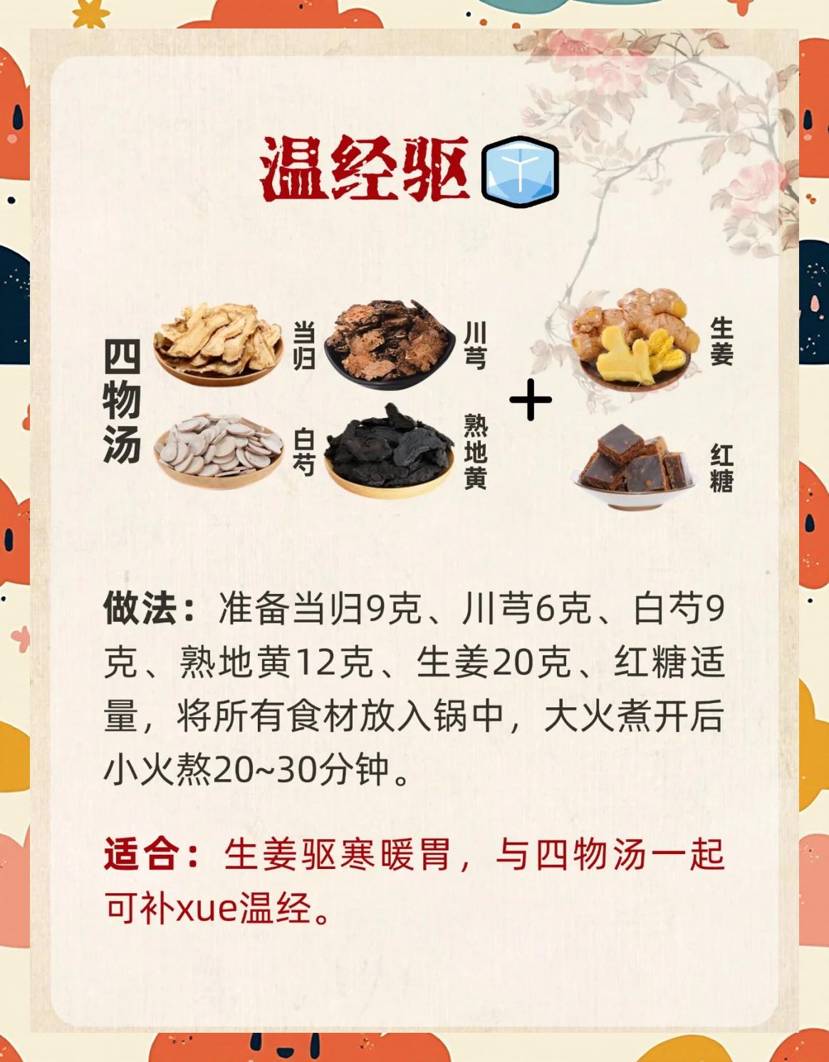 四物汤配方用法及禁忌