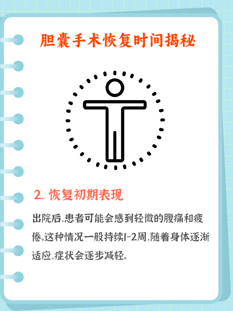 胆囊切除手术后的注意事项