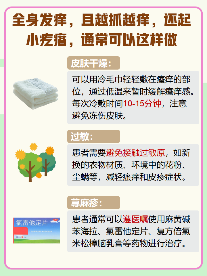 皮肤过敏起疙瘩怎么办
