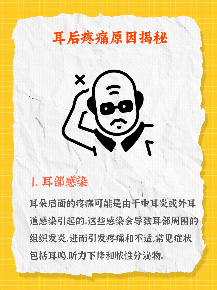 最近耳朵后面疼是怎么回事