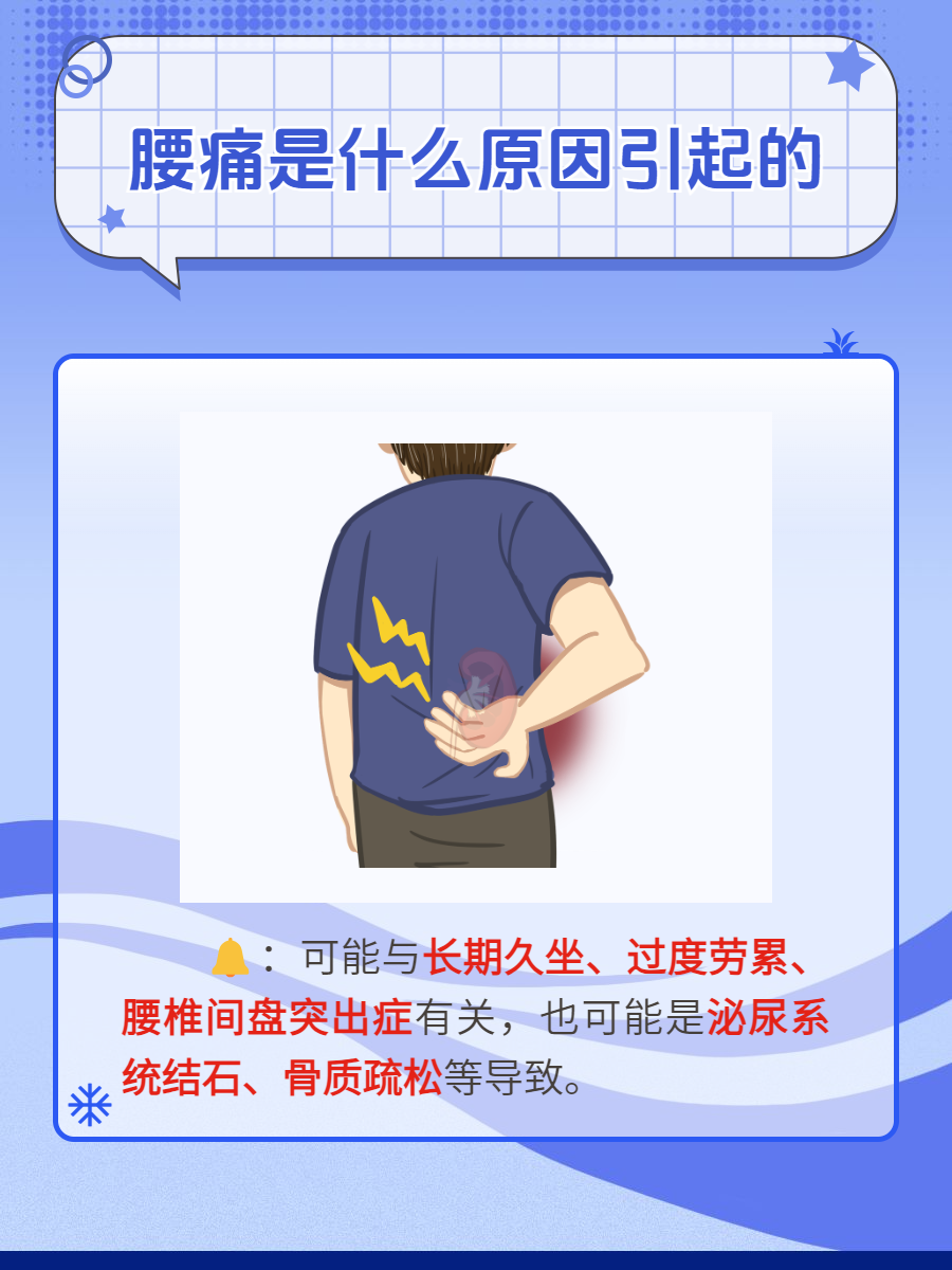 导致腰疼的原因有哪些?