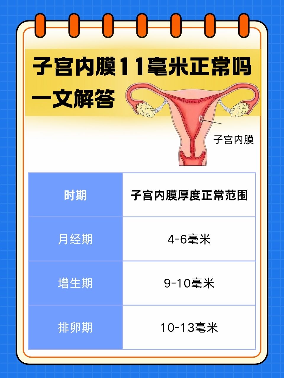 子宫内膜厚度6mm正常吗