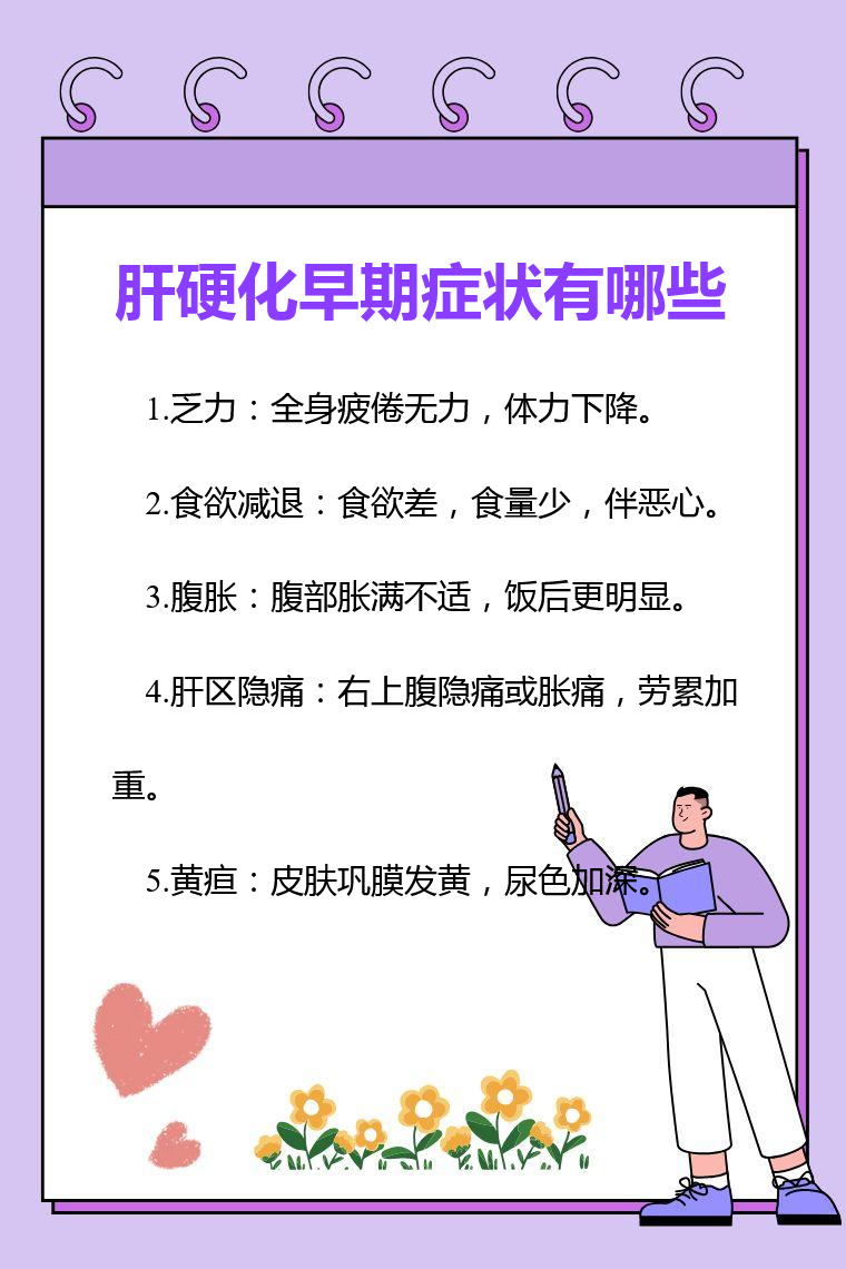 肝硬化的早期表现有哪些?