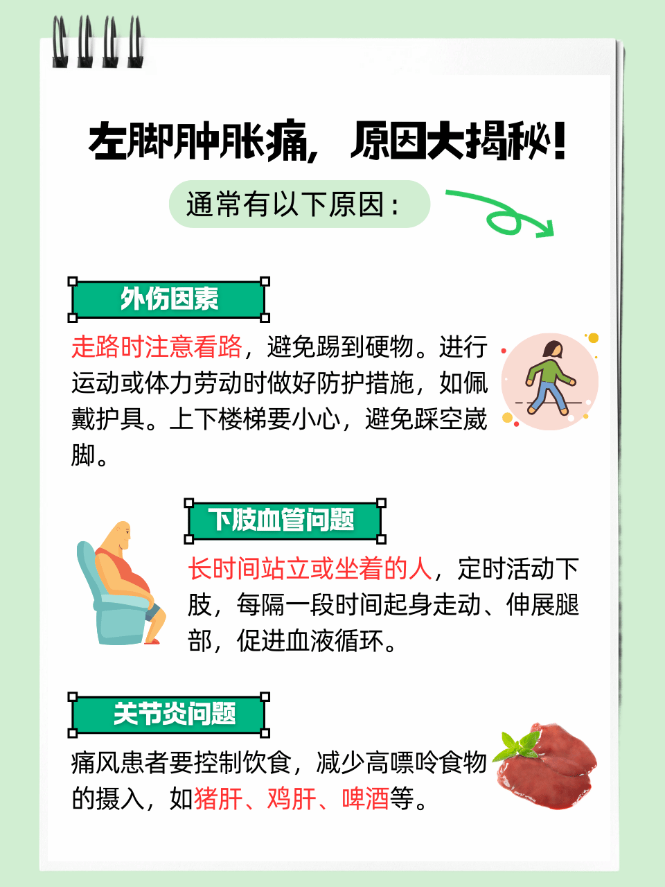 脚肿腿肿是什么原因引起的
