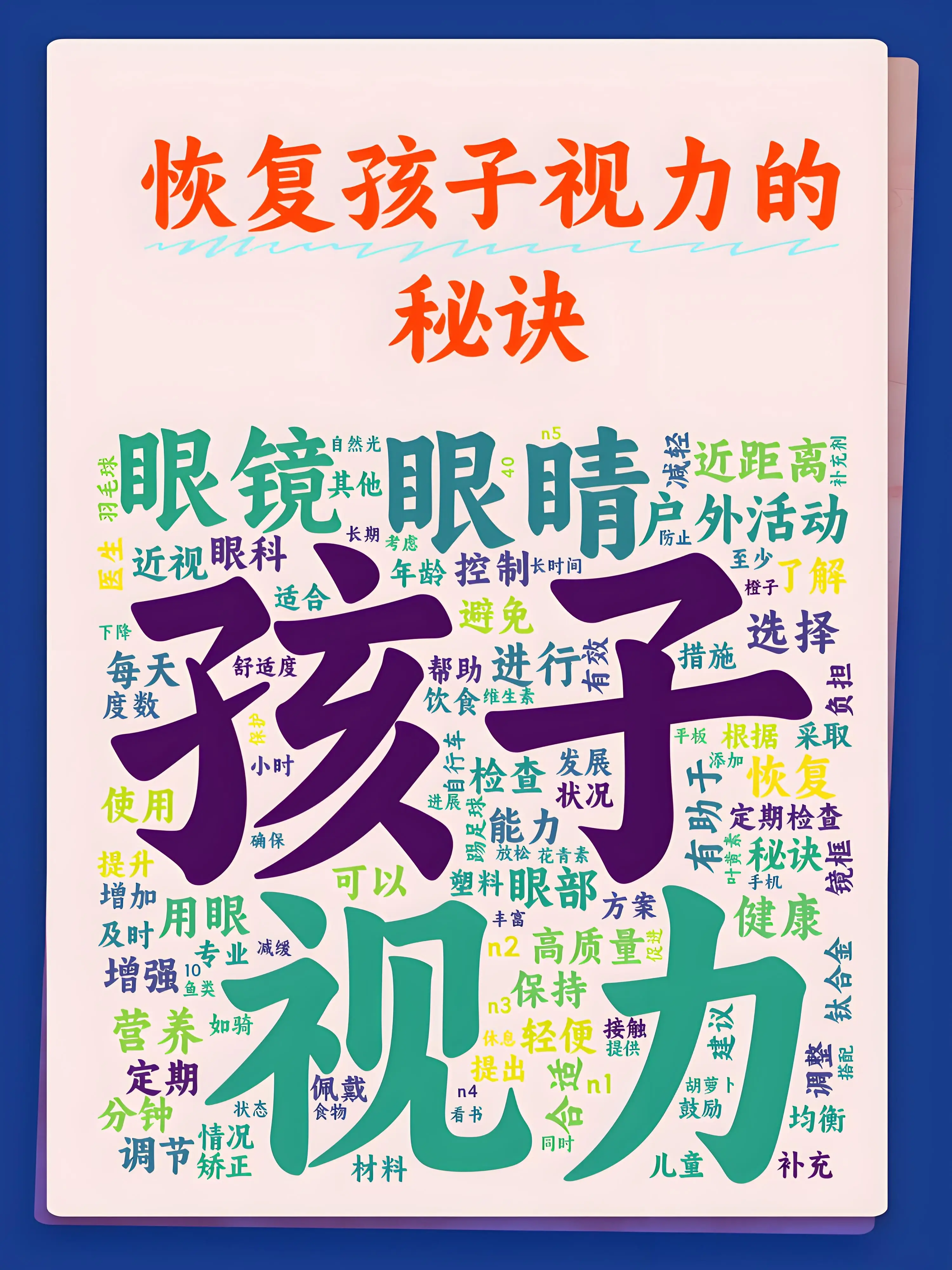 近视眼要怎么才能恢复啊?