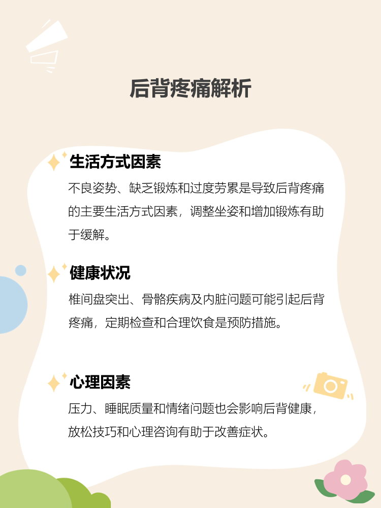 背痛是什么病引起