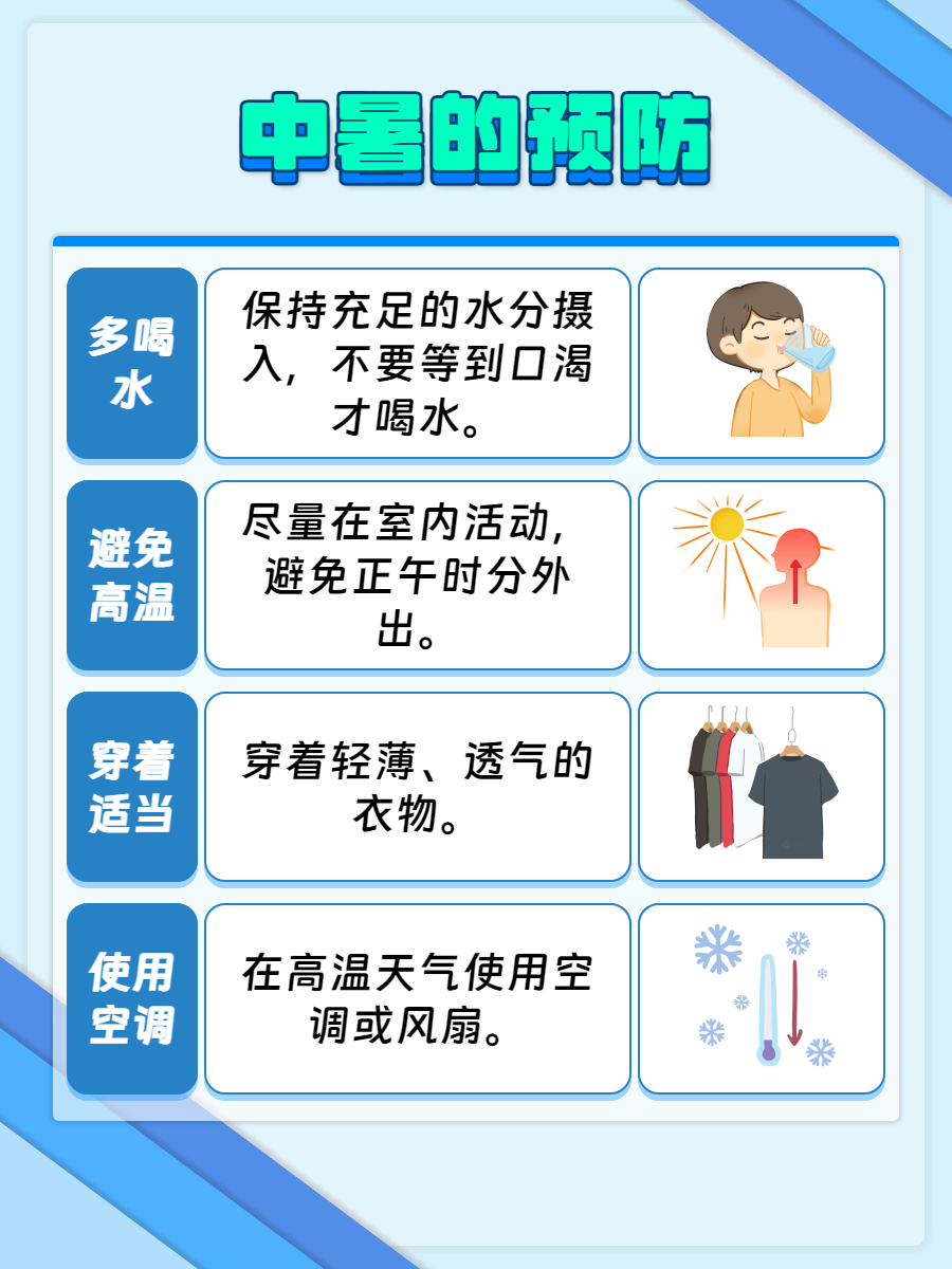 中暑头疼怎么缓解