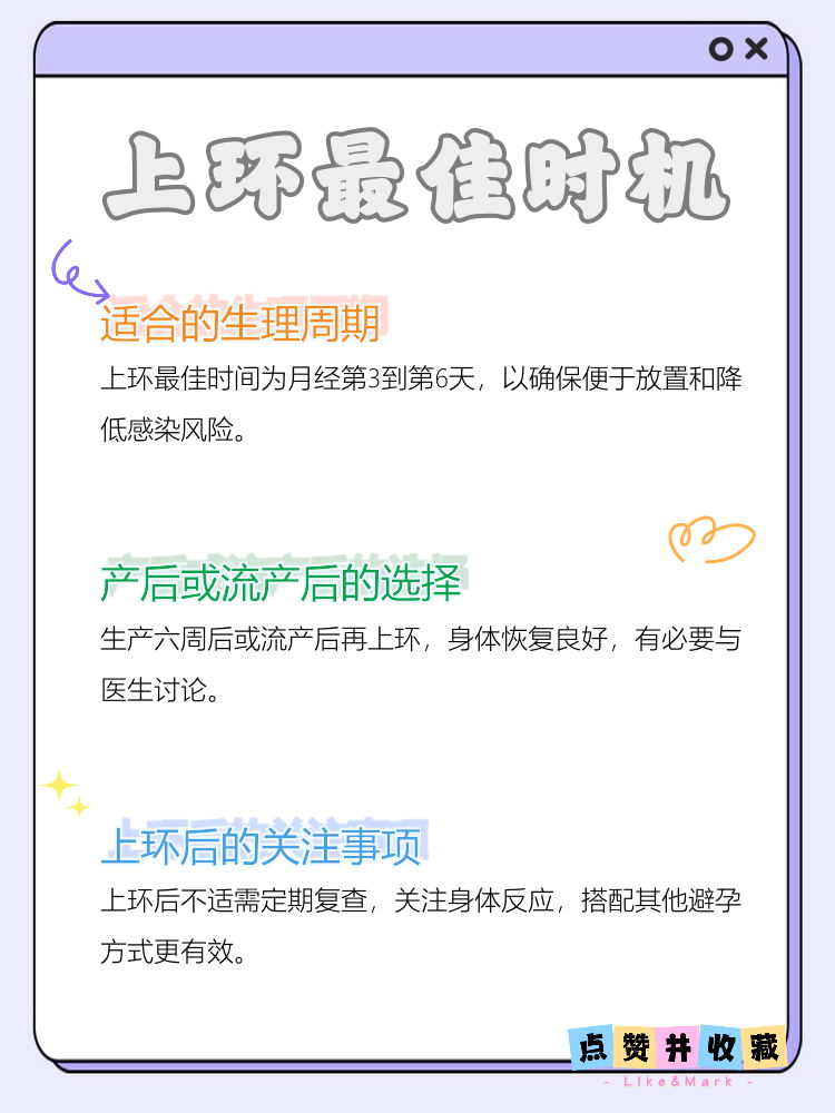 什么时候可以上环