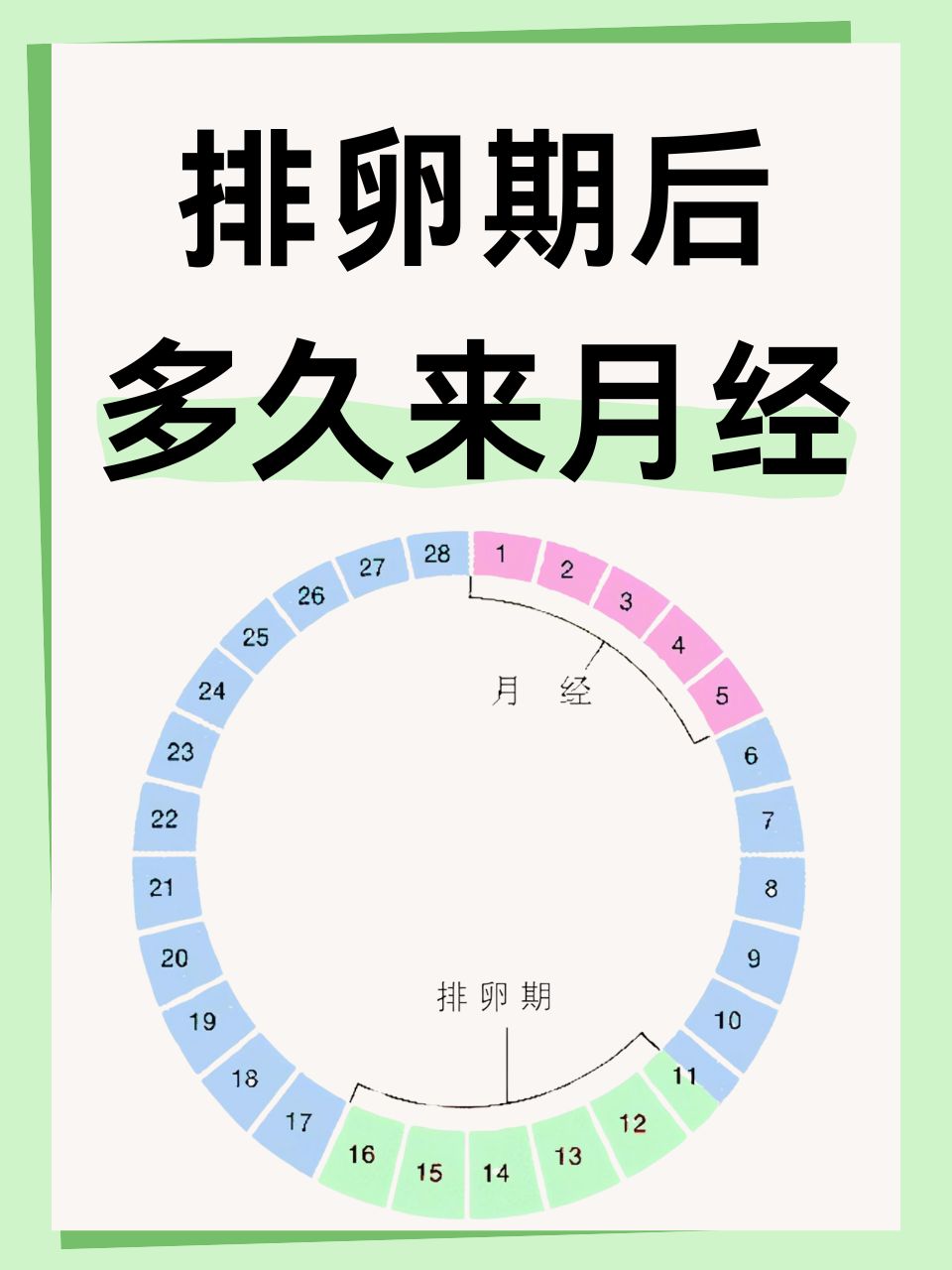 月经周期是多少