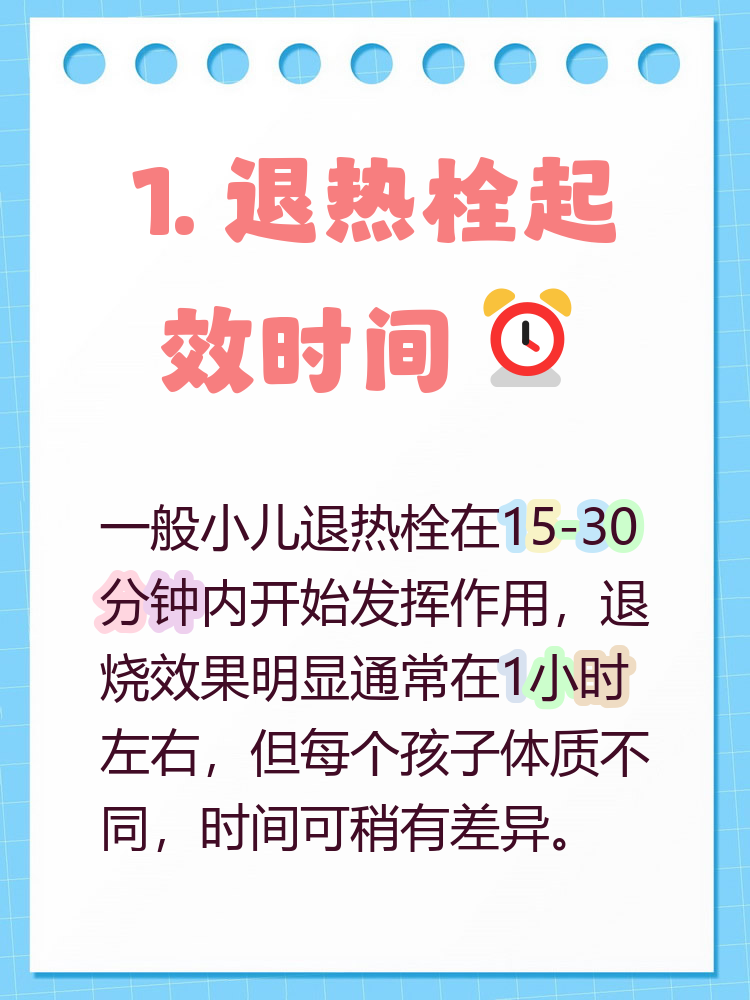 退热栓多久能退热