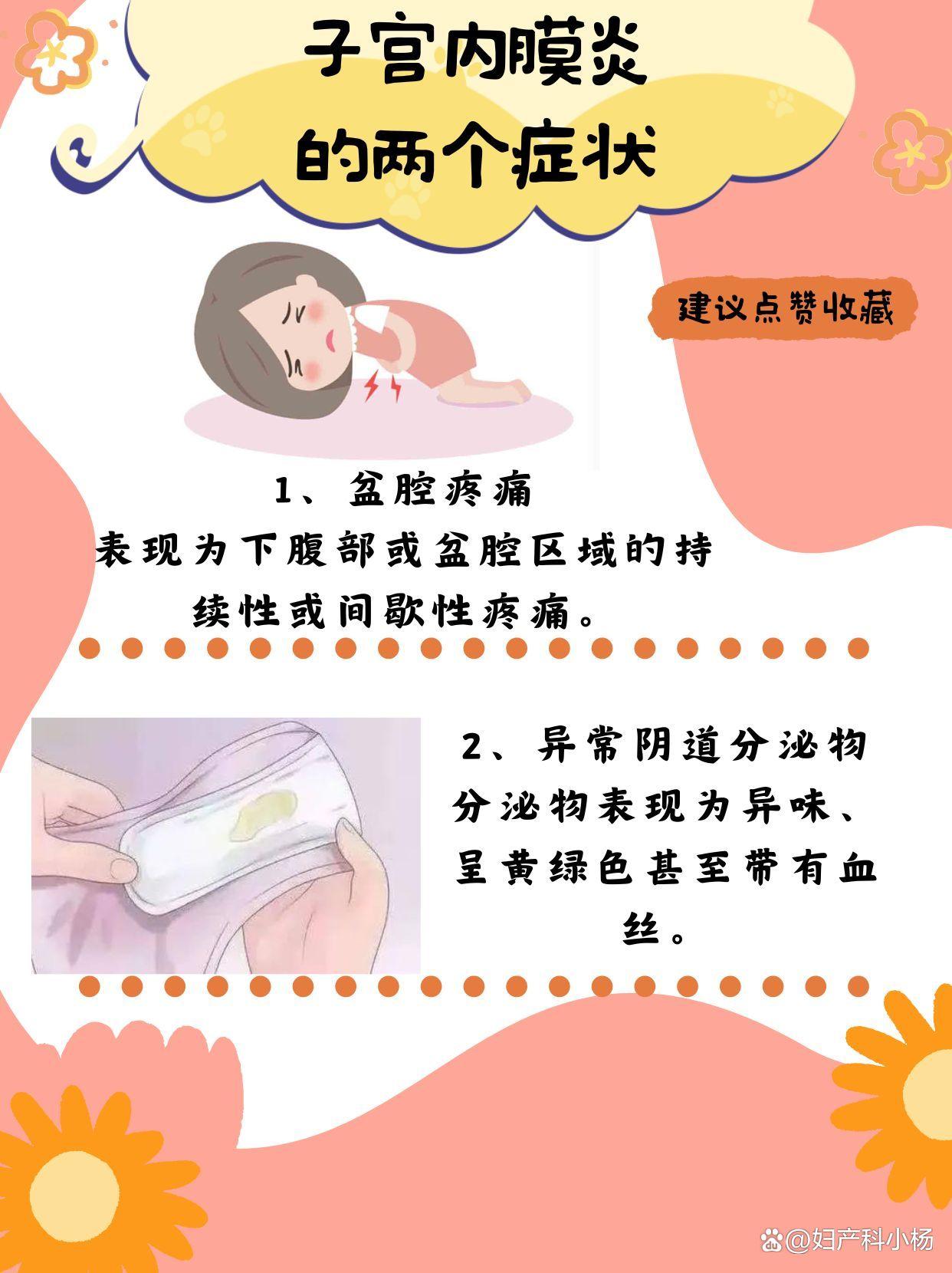 子宫内膜炎的早期症状