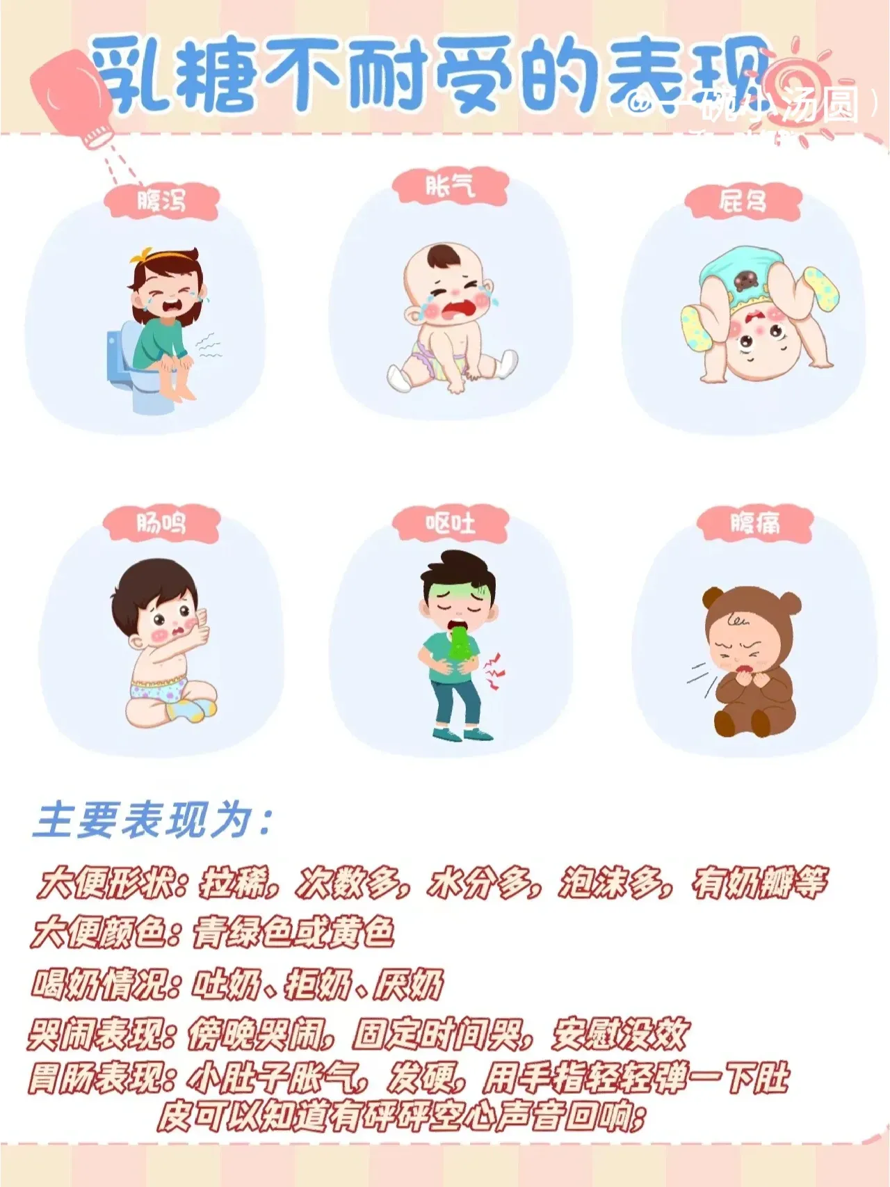 婴儿乳糖不耐受的表现