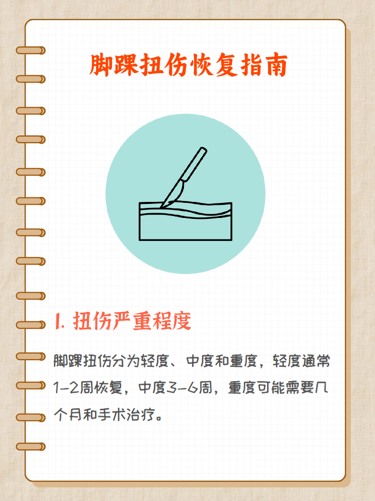 踝关节韧带损伤多久能好