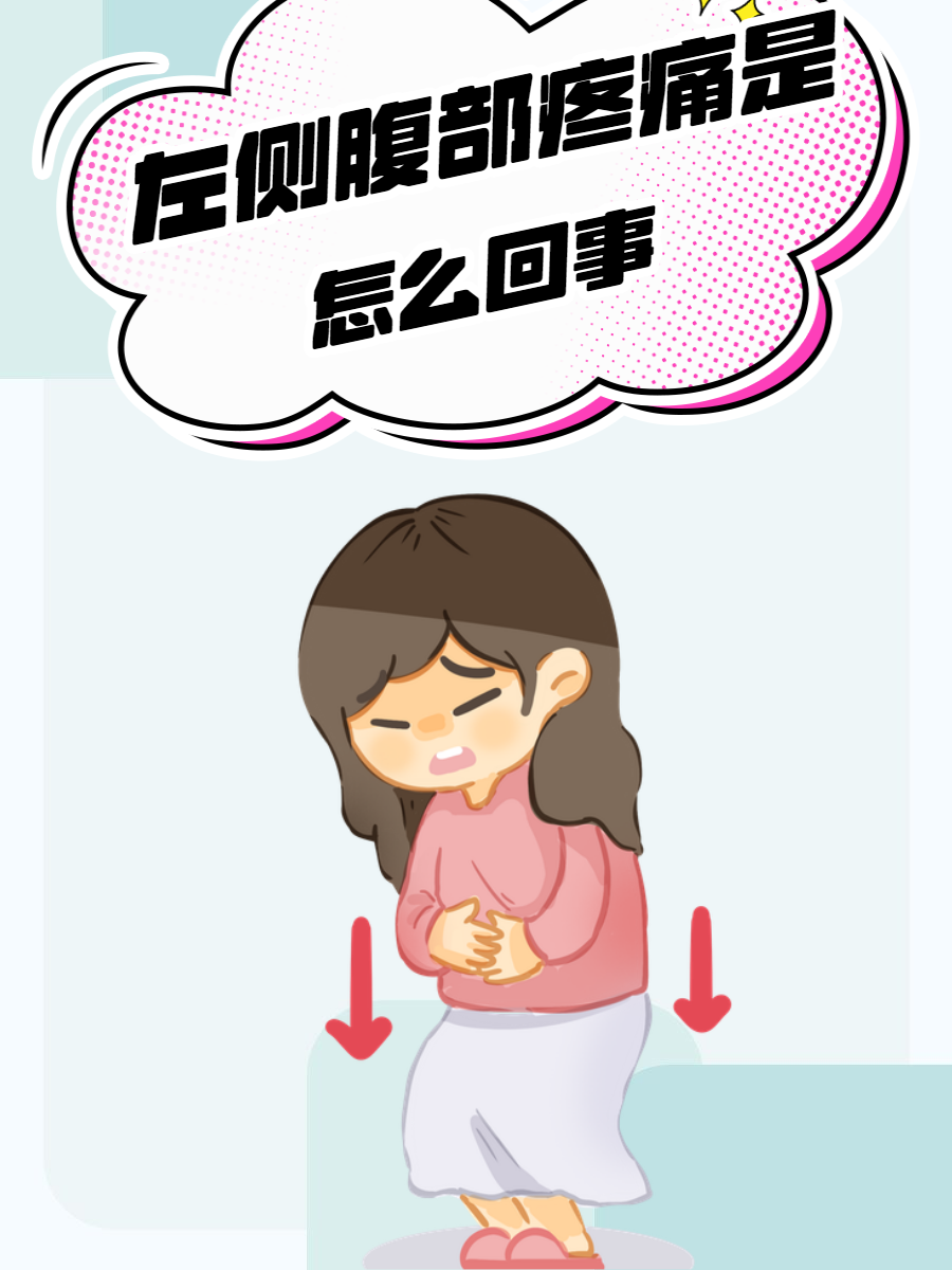 肚子左边疼,绞痛,是什么原因呢?