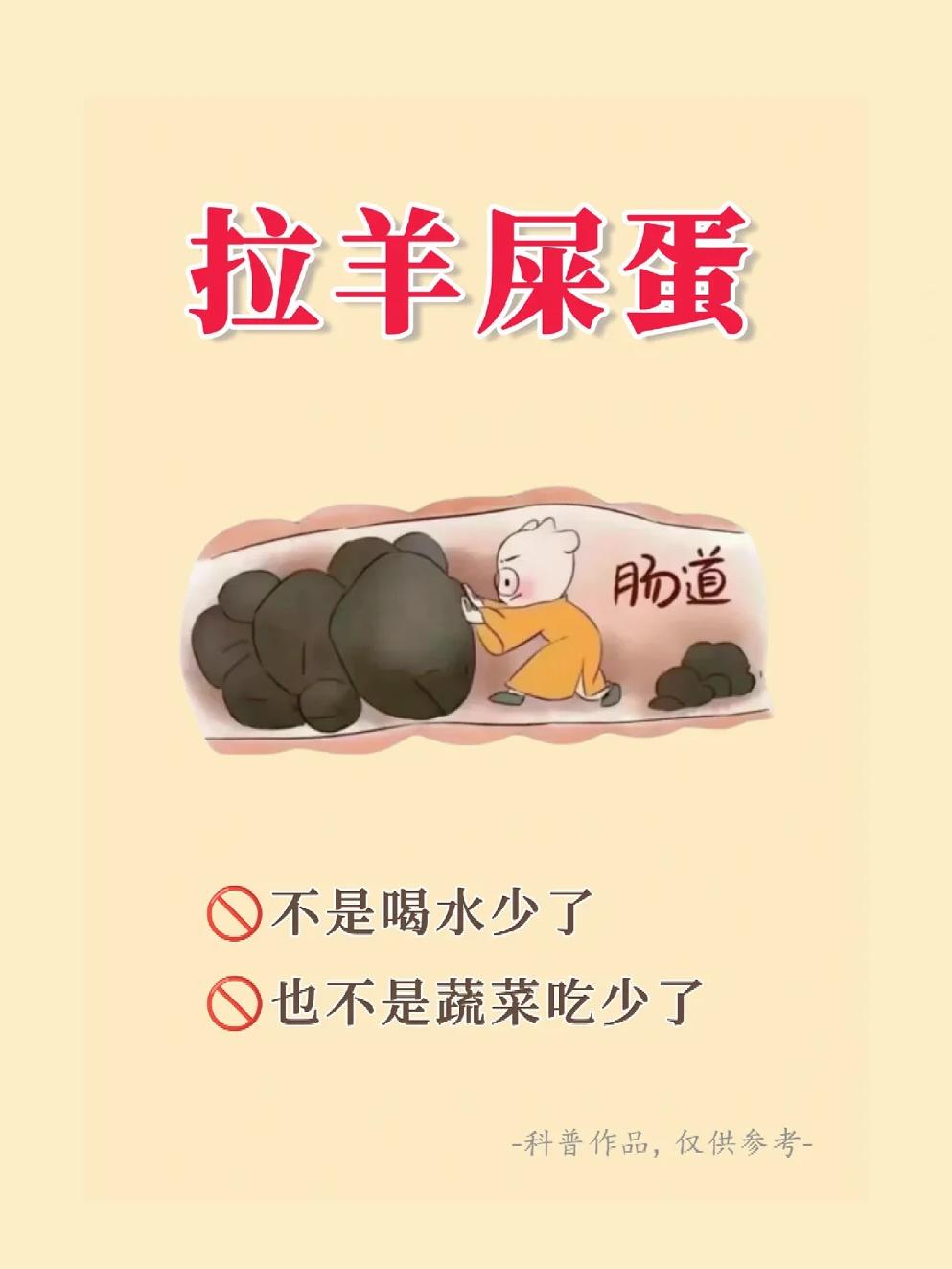 拉羊屎状的粪便是什么原因?