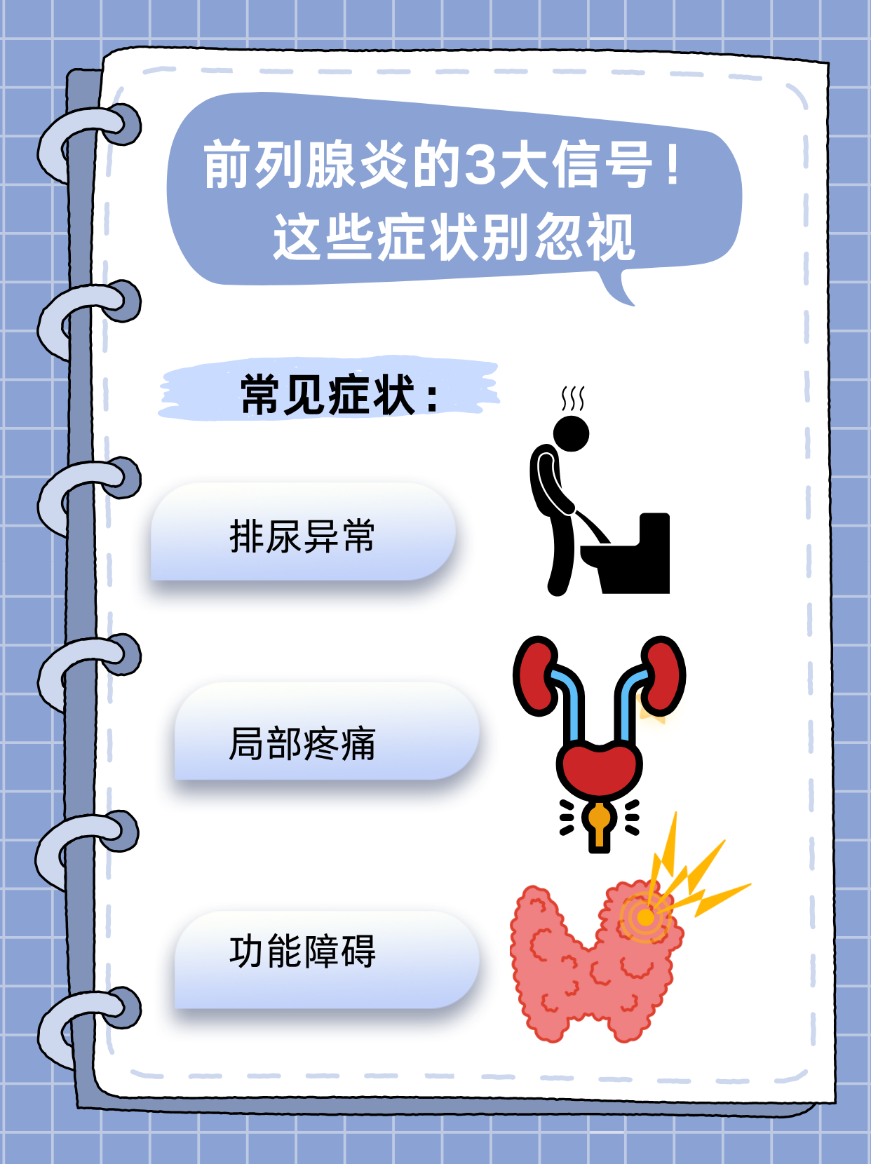 非细菌性前列腺炎什么症状?