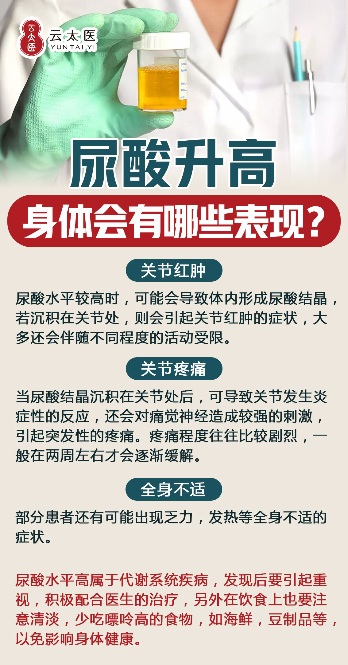 男性尿酸高有什么症状