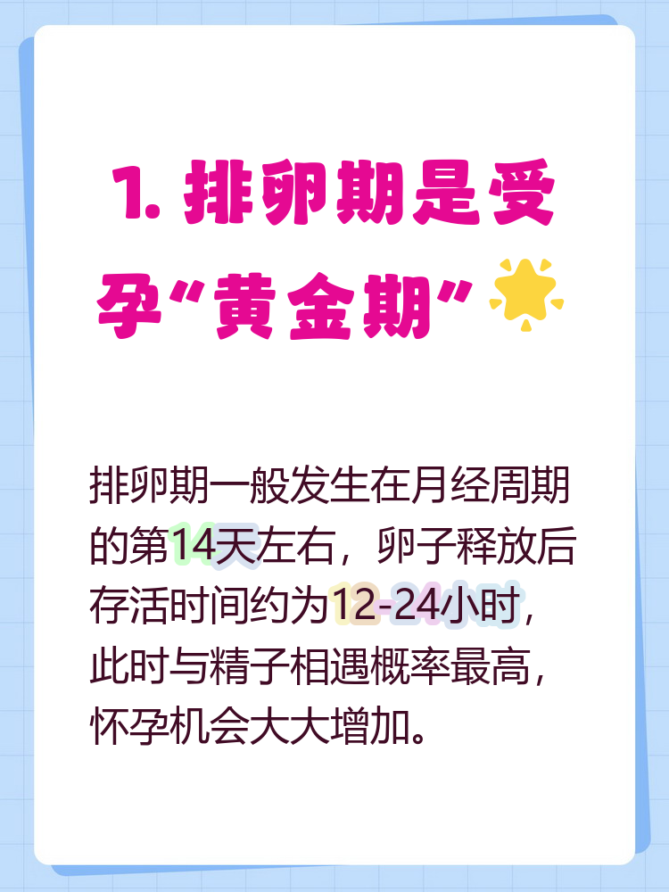 排卵期后卵子能活多久?