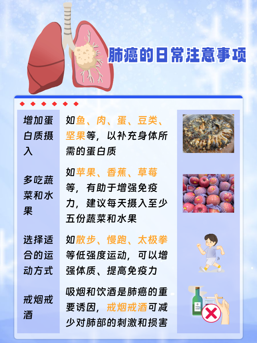 肺癌饮食要怎么吃?