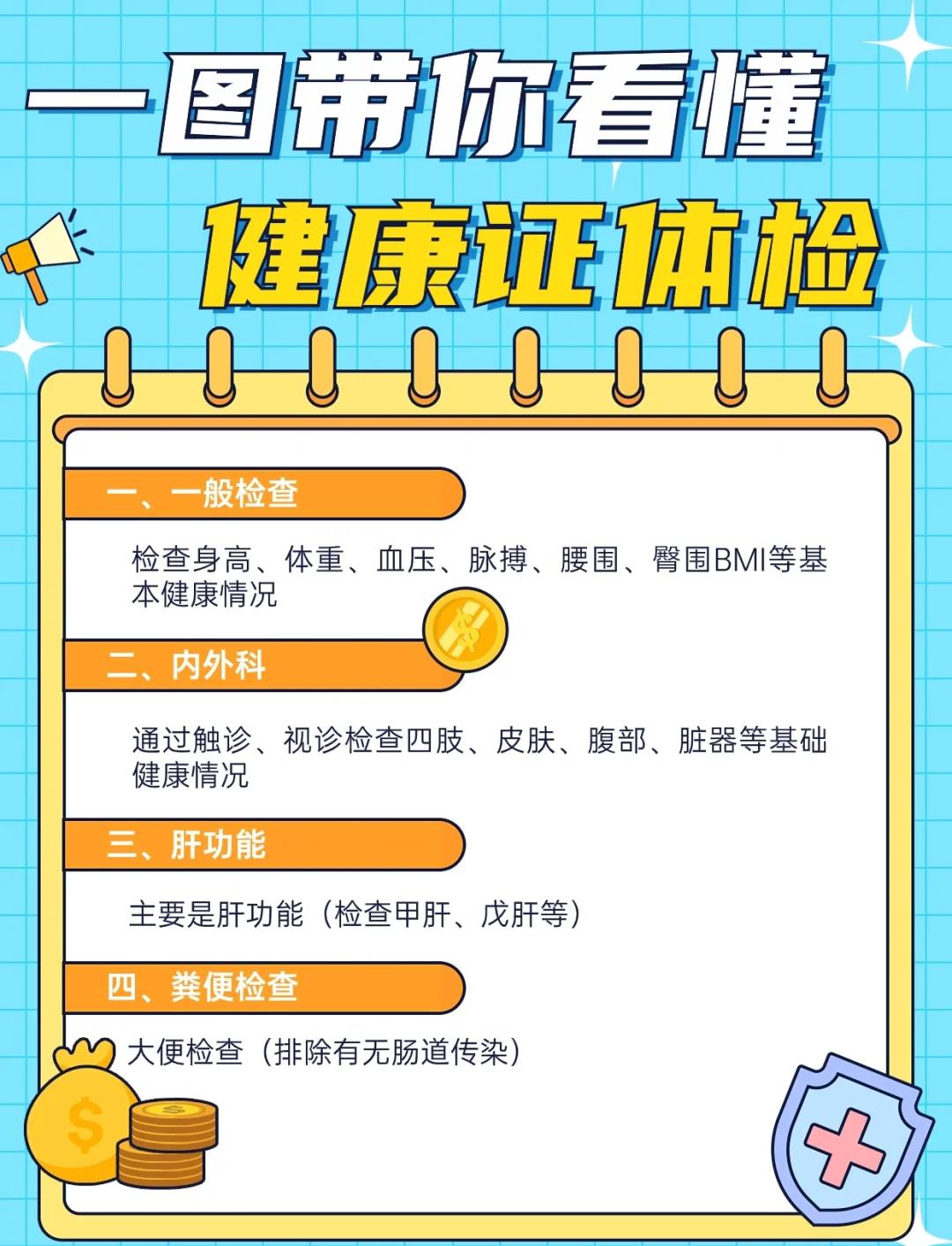 健康证体检抽血检查什么