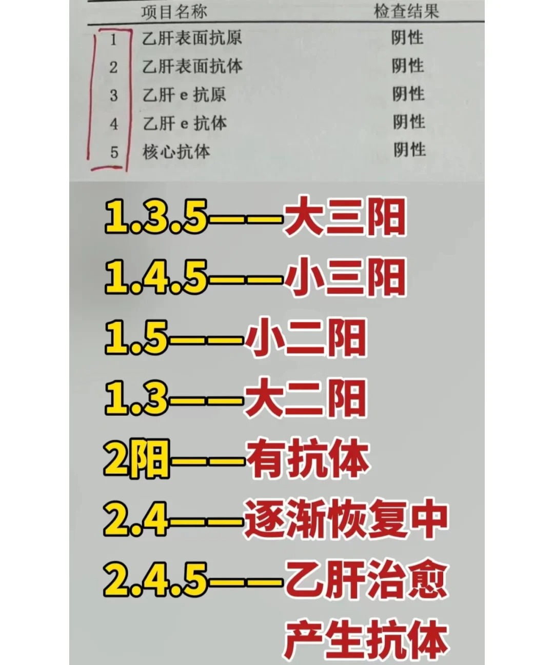 乙肝大二阳是什么?