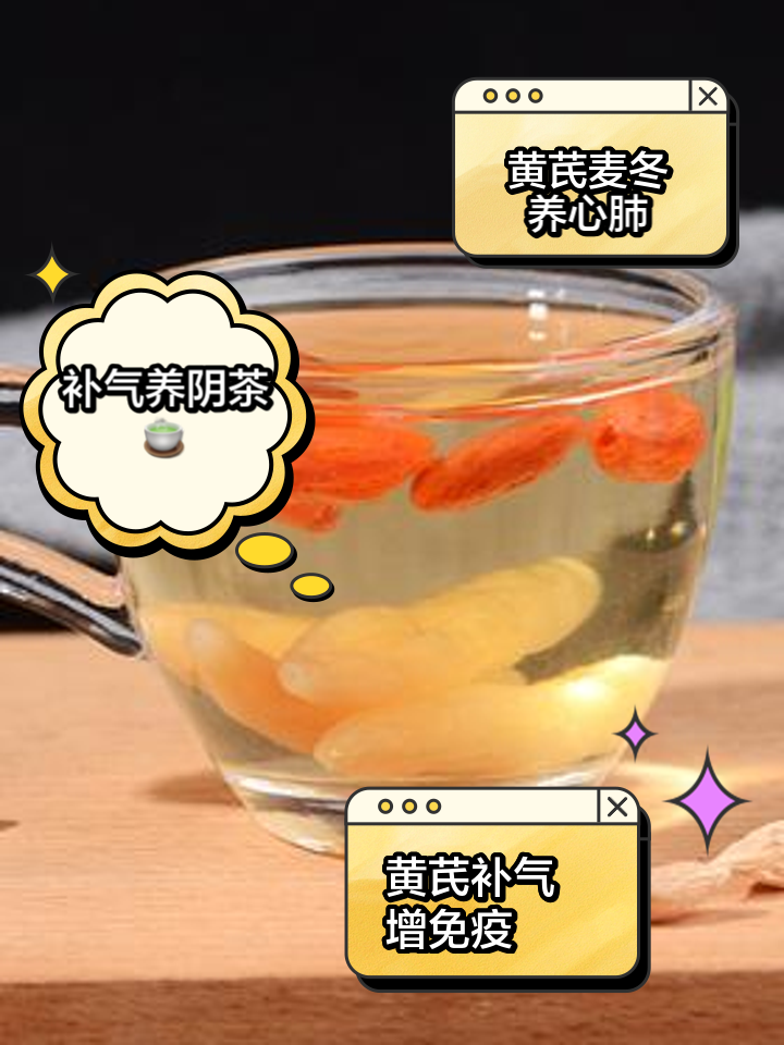 黄芪加枸杞泡水喝有什么功效