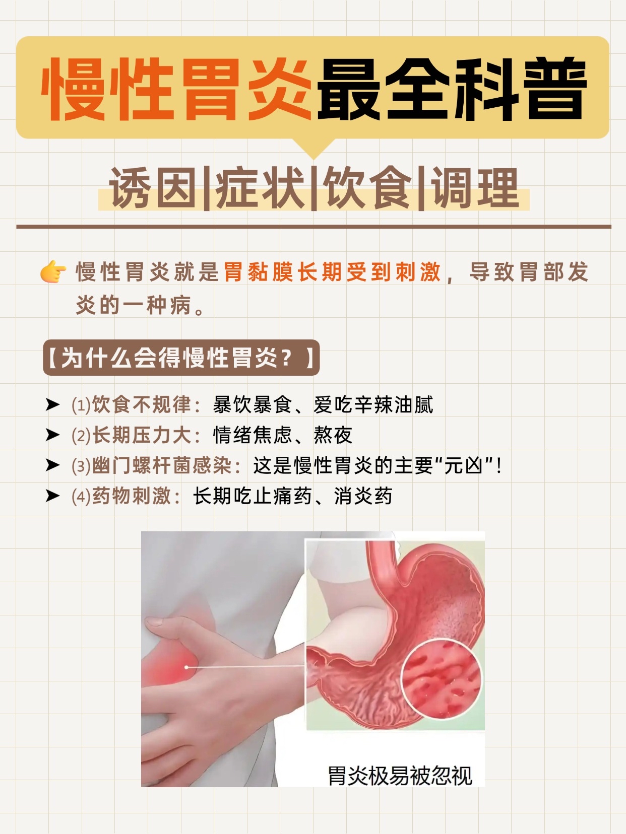 慢性胃炎治疗方法