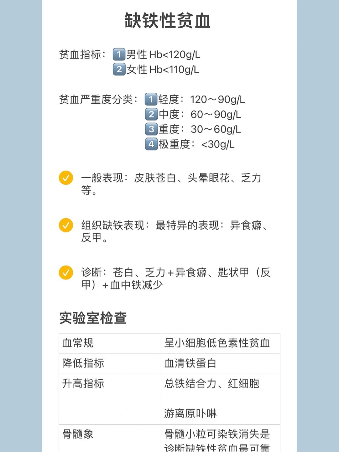 如何治疗缺铁性贫血