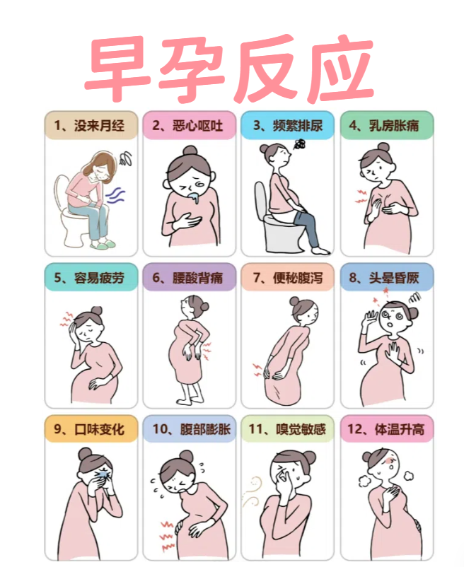 怀孕一周有什么症状