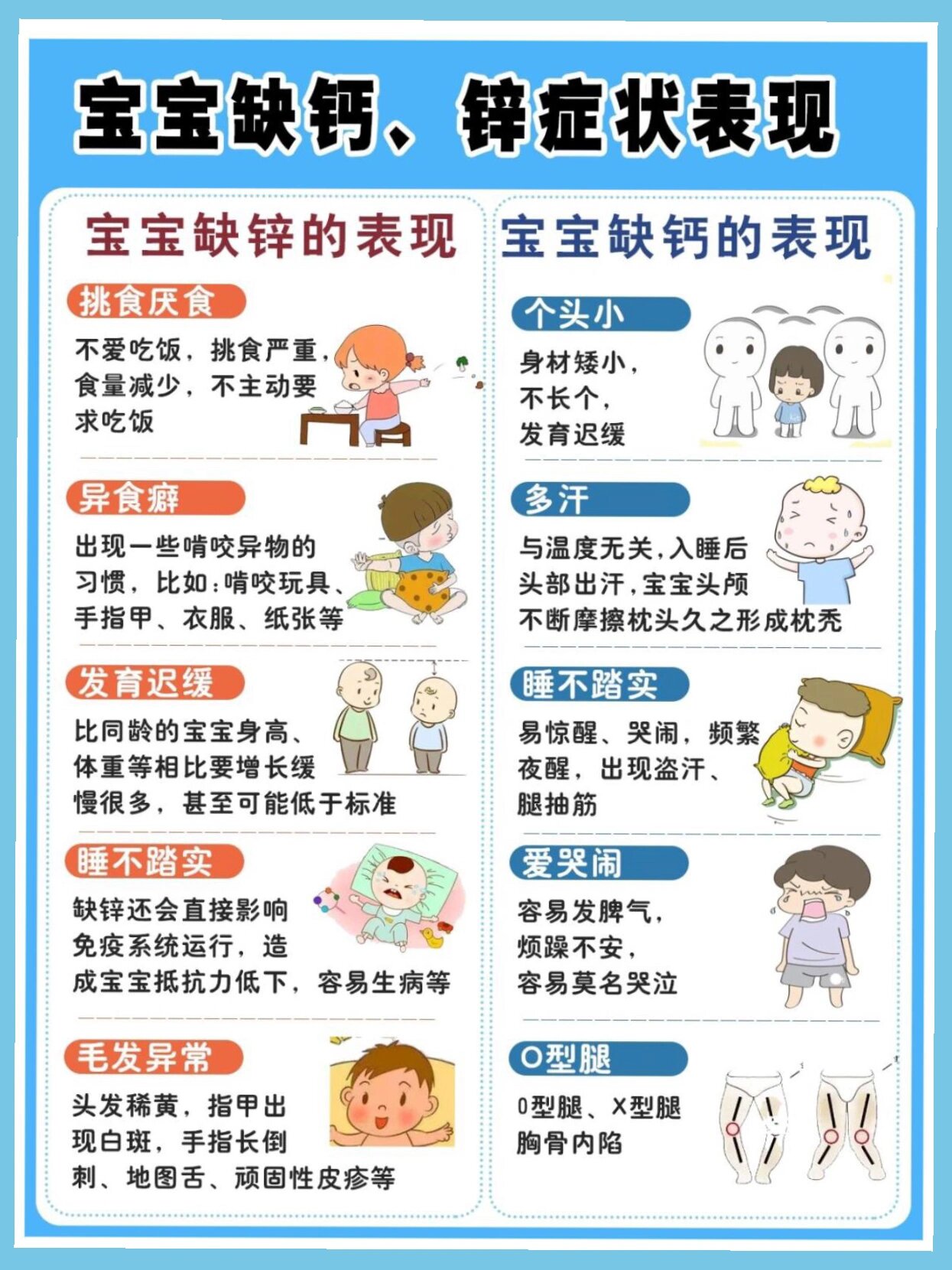 新生儿缺钙的表现