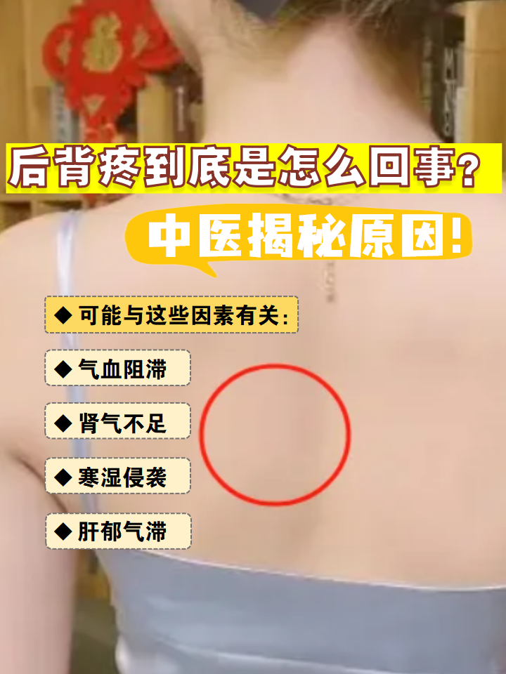 左后背疼是什么问题引起?