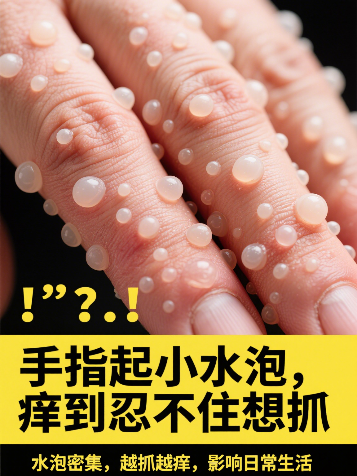 手指起小水泡是什么原因