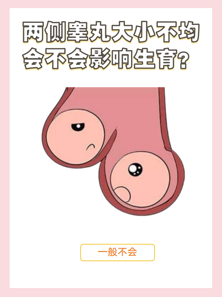 睾丸大小不一样,正常吗?