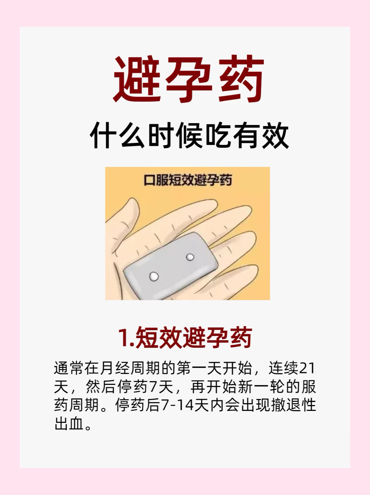 避孕药有哪些