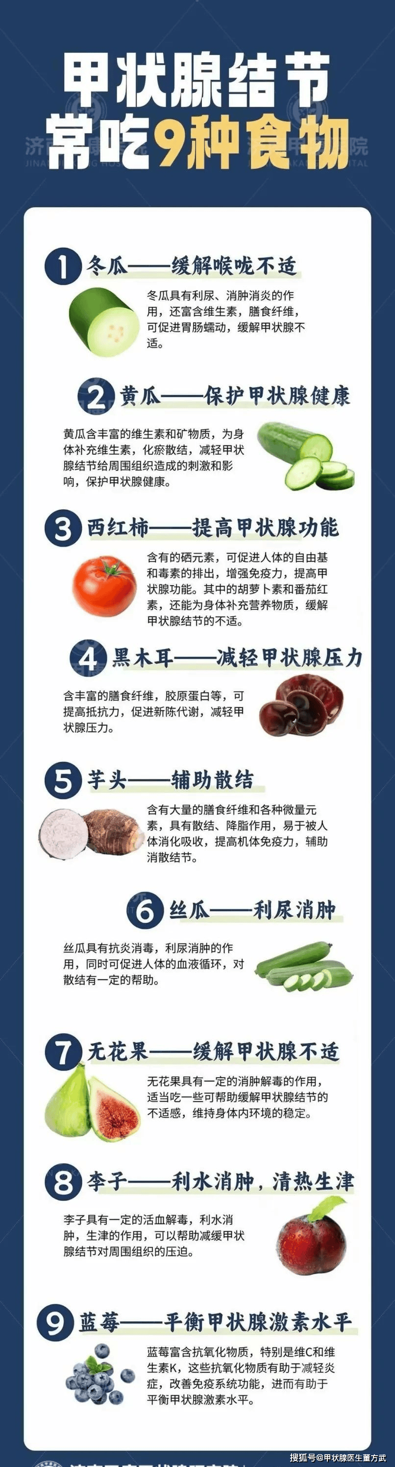 甲状腺结节不能吃什么
