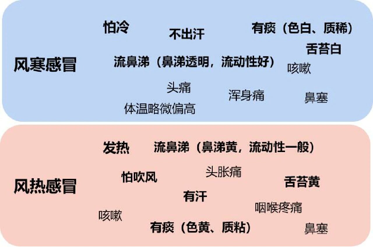风寒感冒和风热感冒的区别